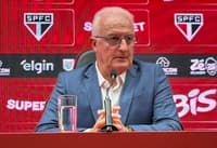 Dorival Júnior em entrevista coletiva pelo São Paulo (Foto: Izabella Giannola)