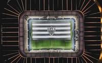 Arena MRV com bandeirão do Atlético (Reprodução Atlético)