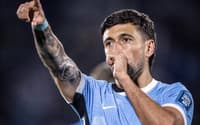 Arrascaeta, do Flamengo, durante partida do Uruguai (Foto: Divulgação/Uruguai)