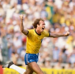Falcão pela Seleção Brasileira na Copa do Mundo de 82 (Foto: Bob Thomas)