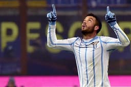 Felipe Anderson - Inter de Milão x Lazio (Foto: Giuseppe Cacace/AFP)