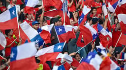 HOME - Chile x Colômbia - Eliminatórias para Copa-2018 - Torcida chilena (Foto: Martin Bernetti/AFP)