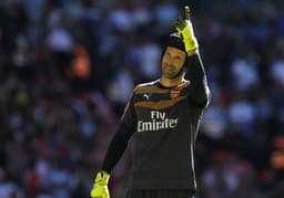 Petr Cech - Arsenal x Chelsea - Supercopa da Inglaterra (Foto: Ian Kington / AFP)