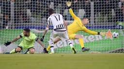 HOME - Juventus x Manchester City - Liga dos Campeões - Gol de Mandzukic (Foto: Marco Bertorello/AFP)