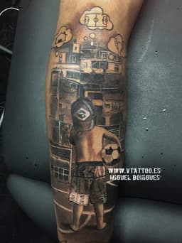 Nova tatuagem de Neymar (Foto: Reprodução/Instagram)