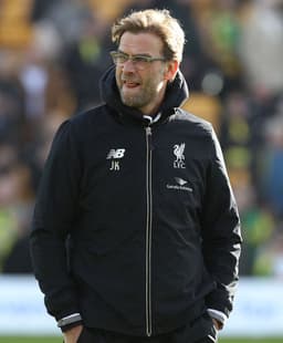 Klopp - Norwich x Liverpool (Foto: Lindsay Parnaby / AFP)