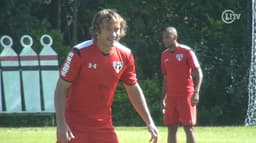 Lugano primeiro treino com bola São Paulo