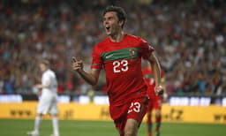 Helder Postiga pela seleção portuguesa (Foto: Arquivo Lance)