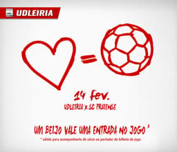 Campanha do dia dos namorados (Foto: Divulgação / UD Leiria)