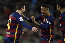 Messi e Neymar deixaram novamente suas marcas na goleada do Barcelona
