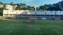Treino do Fluminense nas Laranjeiras (Foto: Patrick Monteiro/LANCE!Press)