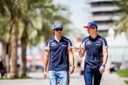 Carlos Sainz Jr. e Max Verstappen (Toro Rosso) - GP do Bahrain