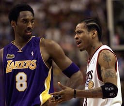 Bryant e Iverson fizeram a final da NBA em 2001, com vitória dos Lakers
