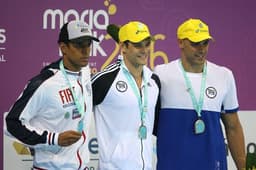 Natação 4x100m com Marcelo, Nicolas, João e Matheus (foto:Divulgação)