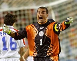 O paraguaio Chilavert fez história e foi o melhor goleiro do mundo por três vezes