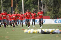 Elenco do Flamengo teve tempo para treinar (Gilvan de Souza / Flamengo)