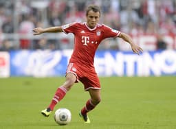 O lateral-direito Rafinha faturou a Liga pelo Bayern de Munique em 2013