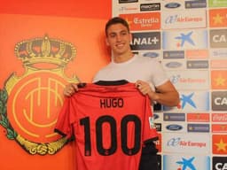 Hugo foi emprestado ao Mallorca, mas jogou somente no time B&nbsp;