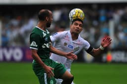 Último confronto - Santos 3 x 0 Chapecoense (3/7/2016, na Vila Belmiro, pelo Brasileirão)&nbsp;