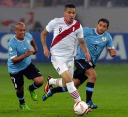 Gerrero na seleção do Peru