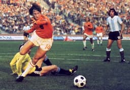Cruyff foi um dos maiores jogadores da história, mas não venceu pela Holanda