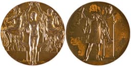 As medalhas da edição de 1912, disputada em Estocolmo, na Suécia&nbsp;