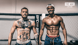 Conor McGregor e Cristiano Ronaldo se encaram dentro de octógono do UFC