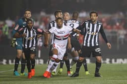 Último encontro: São Paulo 1x2 Atlético-MG (18ª rodada, 4/8/2016)