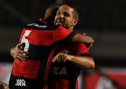 O Flamengo bateu o Figueirense por 3 a 1 neste ano para avançar às oitavas na Sul-Americana