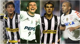 Jogadores que já defenderam Botafogo e o Corinthians