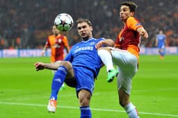 Alex Telles e Ivanovic - Galatasaray x Chelsea