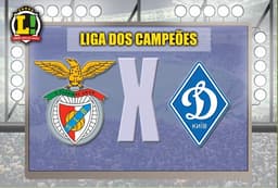 Apresentação Benfica x Dínamo de Kiev Liga dos Campeões