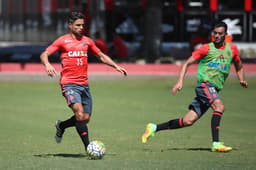 Treino Flamengo - Diego e Rever