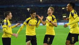 Passlack, Pusilic, Schürrle e Aubameyang - Borussia Dortmund x Legia