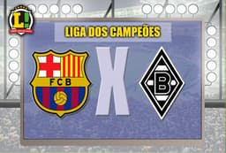 Apresentação Barcelona x Borussia Mö Liga dos Campeões