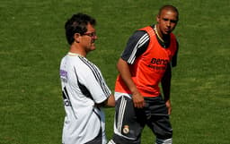 Fabio Capello e Roberto Carlos
