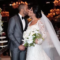 Lucas Moura e Larissa Saad se casam, em São Paulo