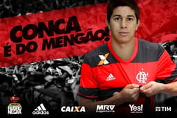 Conca é o mais novo reforço do Flamengo (Divulgação)