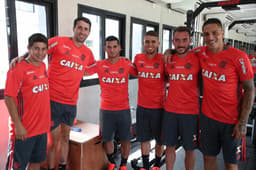 Flamengo tem agora seis estrangeiros no elenco (Gilvan de Souza / Divulgação/ Flamengo)
