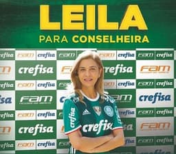 Leila Pereira é candidata ao Conselho do Palmeiras