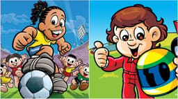 Ronadinho e Senninha fazem a alegria da garotada nos quadrinhos. Veja outros personagens