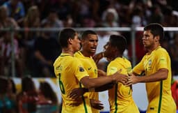 Beach Soccer - Com três de Lucão, Brasil vence Venezuela na estreia das Eliminatórias no Paraguai