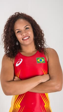 Aline Silva conseguiu o&nbsp;melhor resultado do país na história da luta olímpica na Rio-2016
