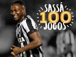 Sassá - Botafogo 100 jogos