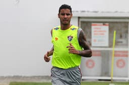 Michael treina no CT Pedro Antonio (Foto: Nelson Perez/Fluminense F.C.)
