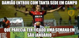 1ª rodada - Flamengo 5 x 1 Portuguesa, com 3 gols de Leandro Damião