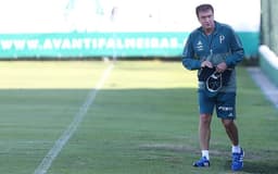 Cuca está em seu terceiro dia de trabalho no Palmeiras&nbsp;