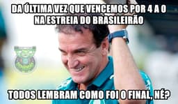 Torcedores do Palmeiras postaram memes após vitória por 4 a 0 sobre o Vasco