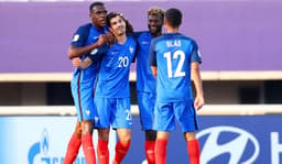 França sub-20 celebra vitória