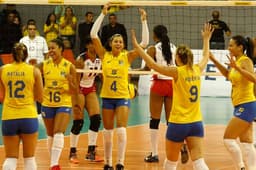 SELEÇÃO FEMININA: Brasil leva a melhor no segundo amistoso contra República Dominicana